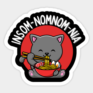 Insom-nomnom-nia Sticker